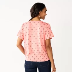 Women's Sonoma Goods For Life® Ruffled Babydoll Top -Sonoma Store 5665750 ALT