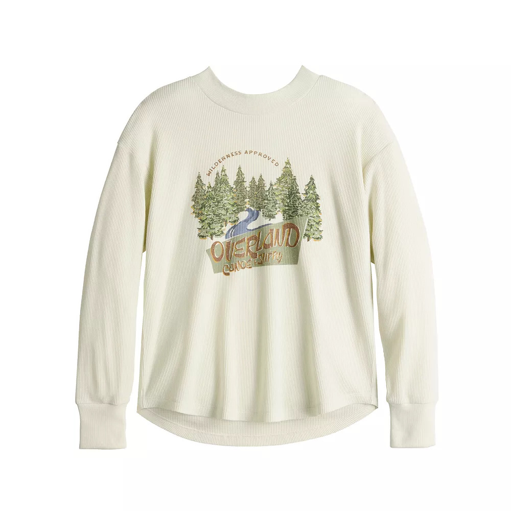 Women's Sonoma Goods For Life® Mockneck Waffle Top 14 Women's Sonoma Goods For Life® Mockneck Waffle Top - Image 12