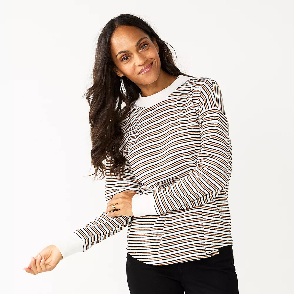 Women's Sonoma Goods For Life® Mockneck Waffle Top 10 Women's Sonoma Goods For Life® Mockneck Waffle Top - Image 8
