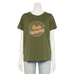 Women's Sonoma Goods For Life® Short Sleeve Graphic Tee -Sonoma Store 5686029 Pumpkin Spice
