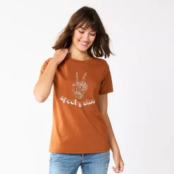 Women's Sonoma Goods For Life® Short Sleeve Graphic Tee -Sonoma Store 5686029 Spooky Vibes