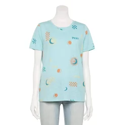 Women's Tall Sonoma Goods For Life® Essential Crewneck Tee -Sonoma Store 5686288 Blue Suns Moon