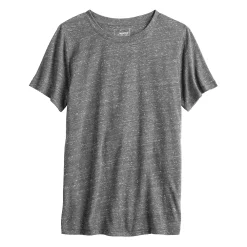 Women's Tall Sonoma Goods For Life® Essential Crewneck Tee -Sonoma Store 5686288 Dark Gray Texture