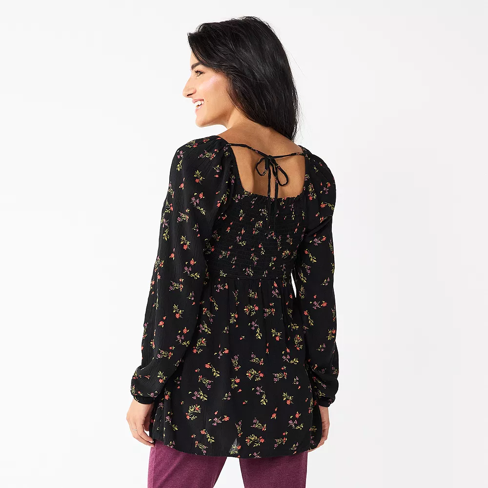 Maternity Sonoma Goods For Life® Smocked Bodice Empire Top 8 Maternity Sonoma Goods For Life® Smocked Bodice Empire Top - Image 6