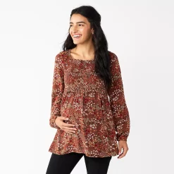 Maternity Sonoma Goods For Life® Smocked Bodice Empire Top 12 Maternity Sonoma Goods For Life® Smocked Bodice Empire Top -Sonoma Store 5686595 Multi Floral