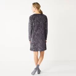 Women's Sonoma Goods For Life® 2-pc. Long Sleeve Crewneck Sleepshirt & Socks Set 15 Women's Sonoma Goods For Life® 2-pc. Long Sleeve Crewneck Sleepshirt & Socks Set -Sonoma Store 5690614 ALT