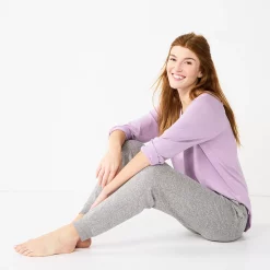 Women's Sonoma Goods For Life® Soft Knit Banded Bottom Pajama Pants -Sonoma Store 5724864 ALT2