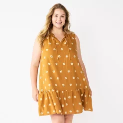 Women's Sonoma Goods For LifeĀ® Tiered Sleeveless Dress