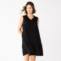 Petite Sonoma Goods For Life® Tiered Sleeveless Dress