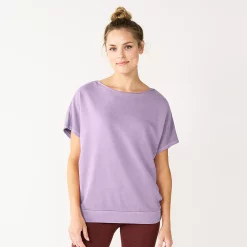 Women's Sonoma Goods For Life® Solid Back-Tie Top 11 Women's Sonoma Goods For Life® Solid Back-Tie Top -Sonoma Store 5816099 Light Purple