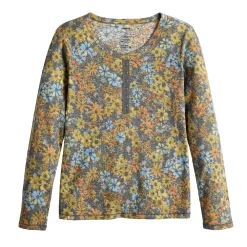 Women's Sonoma Goods For Life® Essential Henley Top -Sonoma Store 5816147 ALT5