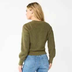 Women's Sonoma Goods For Life® Button-Front Cardigan -Sonoma Store 5904013 ALT