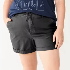 Plus Size Sonoma Goods For Life® Utility Shorts -Sonoma Store 5926948 Black