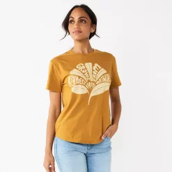Women's Sonoma Goods For Life® Relaxed Graphic Tee -Sonoma Store 5974706 Gold Kindness