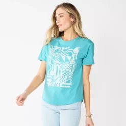 Women's Sonoma Goods For Life® Relaxed Graphic Tee -Sonoma Store 5974706 Turqouise Geo